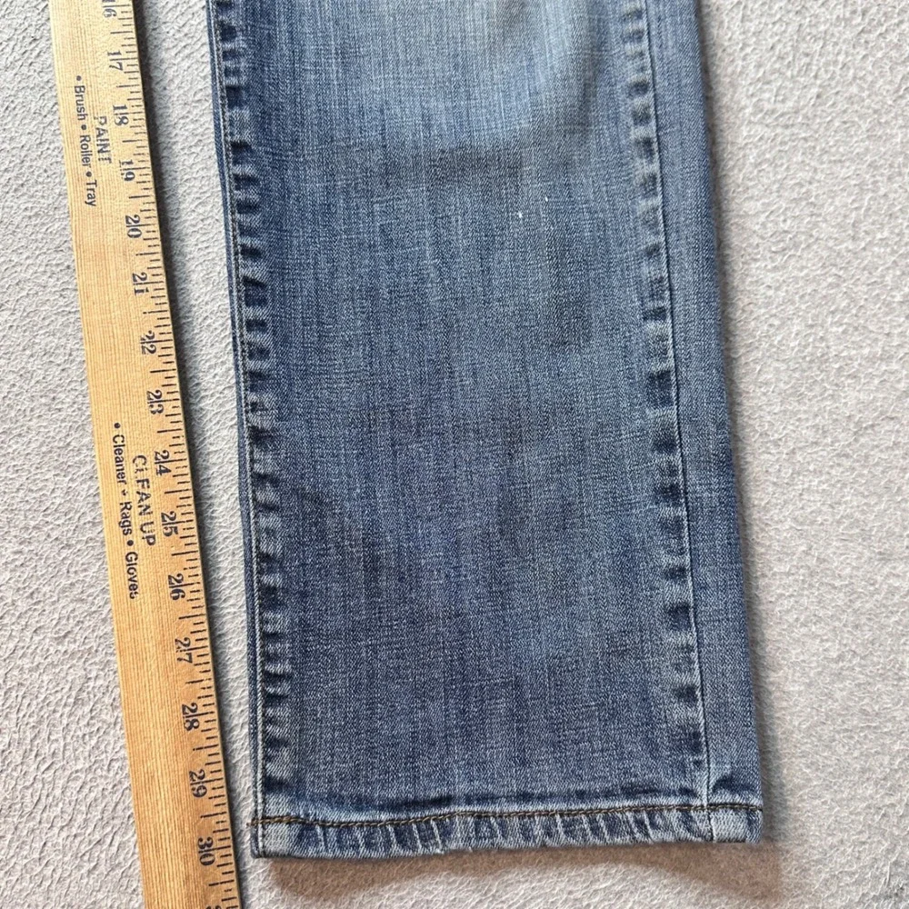 Lucky Brand Jeans Mens 36x32 (36x30)‎ Blue 221 Straight Distressed Denim 7MC1030